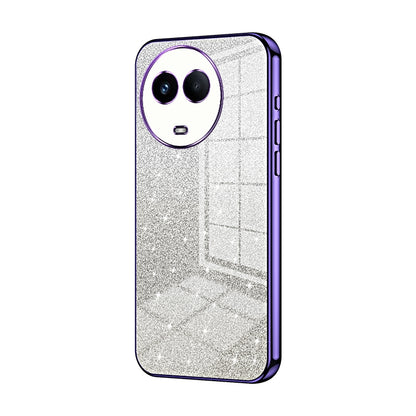 Realme Narzo 60 Luxurious Electroplated Gradient Glitter Powder Case - Enhanced Lens Protection