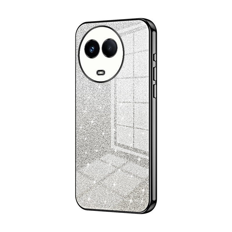 Realme Narzo 60 Luxurious Electroplated Gradient Glitter Powder Case - Enhanced Lens Protection