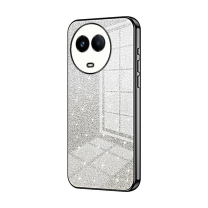 Realme Narzo 60 Luxurious Electroplated Gradient Glitter Powder Case - Enhanced Lens Protection