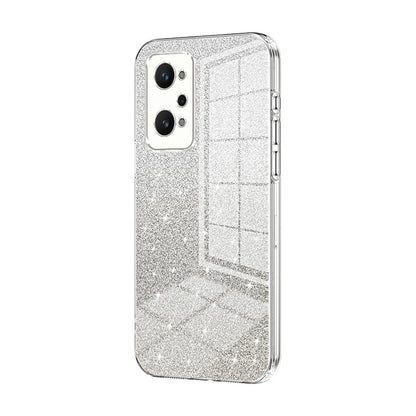 Realme GT2 Luxurious Electroplated Gradient Glitter Powder Case - Enhanced Lens Protection