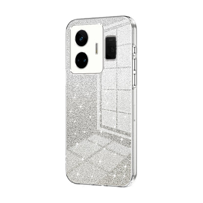 Realme GT Neo 5 Luxurious Electroplated Gradient Glitter Powder Case - Enhanced Lens Protection