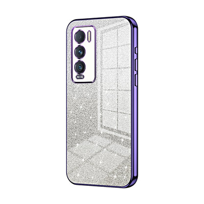 Realme GT Explorer Master Luxurious Electroplated Gradient Glitter Powder Case - Enhanced Lens Protection