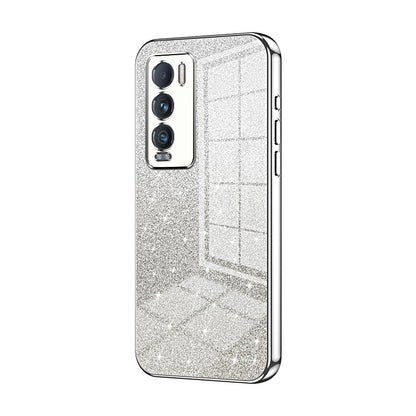 Realme GT Explorer Master Luxurious Electroplated Gradient Glitter Powder Case - Enhanced Lens Protection