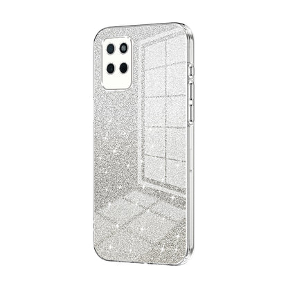 Realme V11s 5G Luxurious Electroplated Gradient Glitter Powder Case - Enhanced Lens Protection