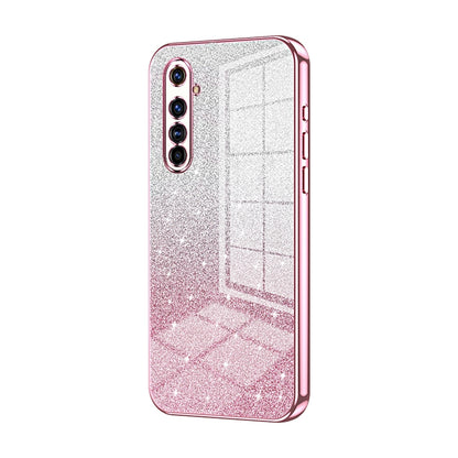 Realme X50 Pro Luxurious Electroplated Gradient Glitter Powder Case - Enhanced Lens Protection