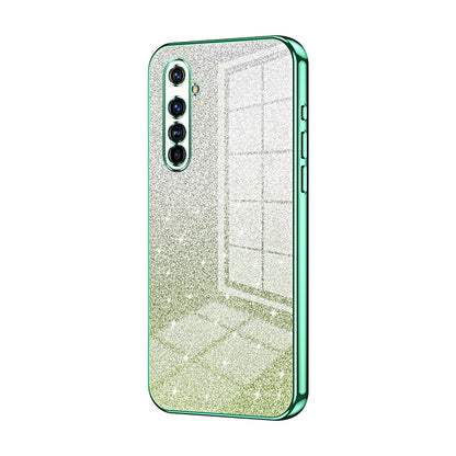 Realme X50 Pro Luxurious Electroplated Gradient Glitter Powder Case - Enhanced Lens Protection