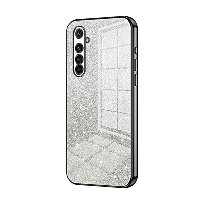 Realme X50 Pro Luxurious Electroplated Gradient Glitter Powder Case - Enhanced Lens Protection