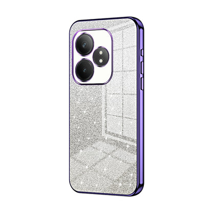 Realme GT Neo6 SE Luxurious Electroplated Gradient Glitter Powder Case - Enhanced Lens Protection