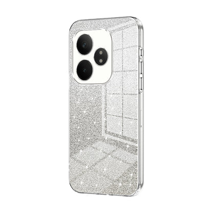 Realme GT Neo6 SE Luxurious Electroplated Gradient Glitter Powder Case - Enhanced Lens Protection
