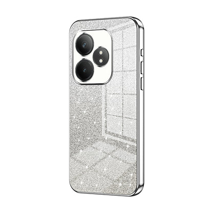 Realme GT Neo6 SE Luxurious Electroplated Gradient Glitter Powder Case - Enhanced Lens Protection