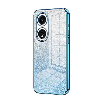 OPPO A1 Pro Luxurious Electroplated Gradient Glitter Powder Case - Enhanced Lens Protection
