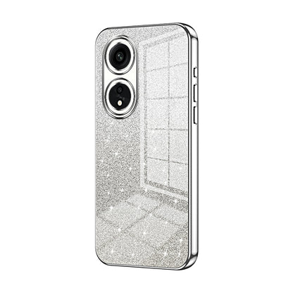 OPPO A1 Pro Luxurious Electroplated Gradient Glitter Powder Case - Enhanced Lens Protection