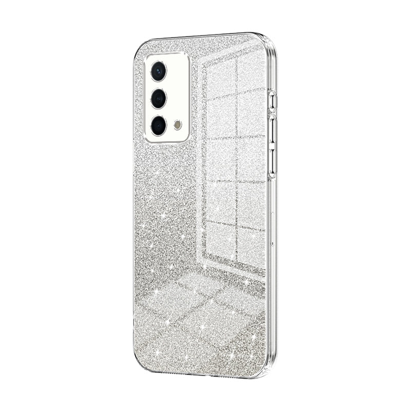 OPPO K9 Luxurious Electroplated Gradient Glitter Powder Case - Enhanced Lens Protection