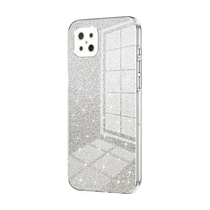 OPPO Reno4 Z 5G Luxurious Electroplated Gradient Glitter Powder Case - Enhanced Lens Protection