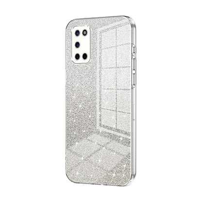 OPPO A92 Luxurious Electroplated Gradient Glitter Powder Case - Enhanced Lens Protection