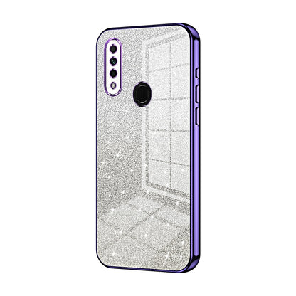 OPPO A31 2020 Luxurious Electroplated Gradient Glitter Powder Case - Enhanced Lens Protection