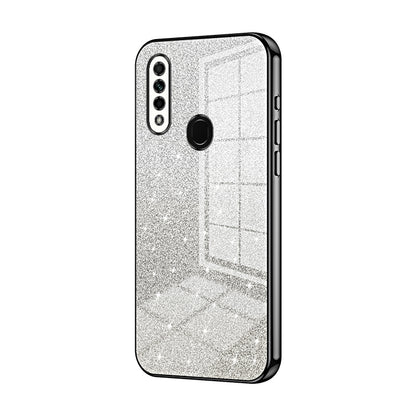 OPPO A31 2020 Luxurious Electroplated Gradient Glitter Powder Case - Enhanced Lens Protection