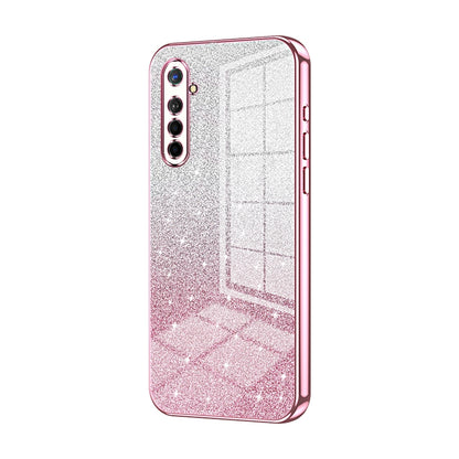 OPPO K5 Luxurious Electroplated Gradient Glitter Powder Case - Enhanced Lens Protection
