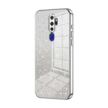 OPPO A9 2020 Luxurious Electroplated Gradient Glitter Powder Case - Enhanced Lens Protection