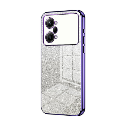 OPPO K10 Pro Luxurious Electroplated Gradient Glitter Powder Case - Enhanced Lens Protection