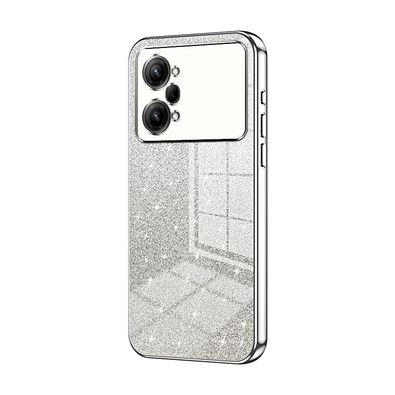 OPPO K10 Pro Luxurious Electroplated Gradient Glitter Powder Case - Enhanced Lens Protection
