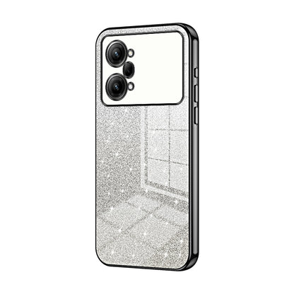 OPPO K10 Pro Luxurious Electroplated Gradient Glitter Powder Case - Enhanced Lens Protection