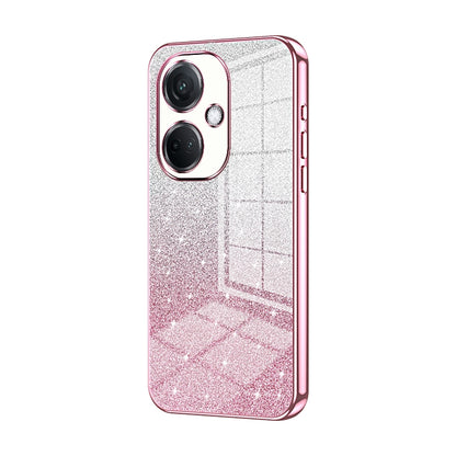 OPPO K11 Luxurious Electroplated Gradient Glitter Powder Case - Enhanced Lens Protection