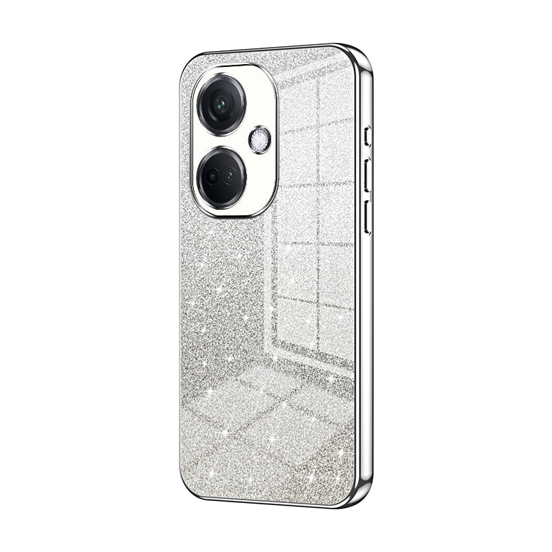 OPPO K11 Luxurious Electroplated Gradient Glitter Powder Case - Enhanced Lens Protection