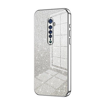 OPPO Reno2 Luxurious Electroplated Gradient Glitter Powder Case - Enhanced Lens Protection