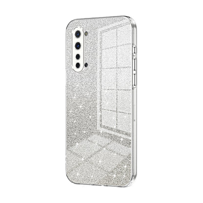 OPPO Find X2 Lite Luxurious Electroplated Gradient Glitter Powder Case - Enhanced Lens Protection