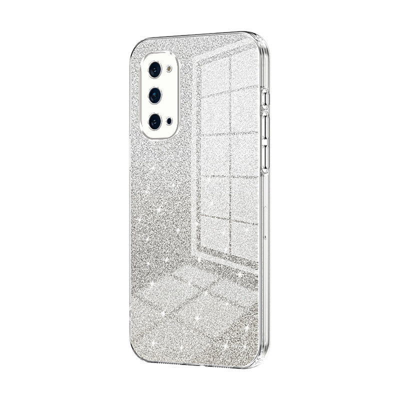 OPPO Reno4 Pro Luxurious Electroplated Gradient Glitter Powder Case - Enhanced Lens Protection