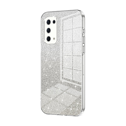 OPPO Reno5 5G Luxurious Electroplated Gradient Glitter Powder Case - Enhanced Lens Protection