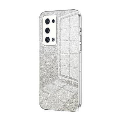 OPPO Reno6 Pro+ Luxurious Electroplated Gradient Glitter Powder Case - Enhanced Lens Protection