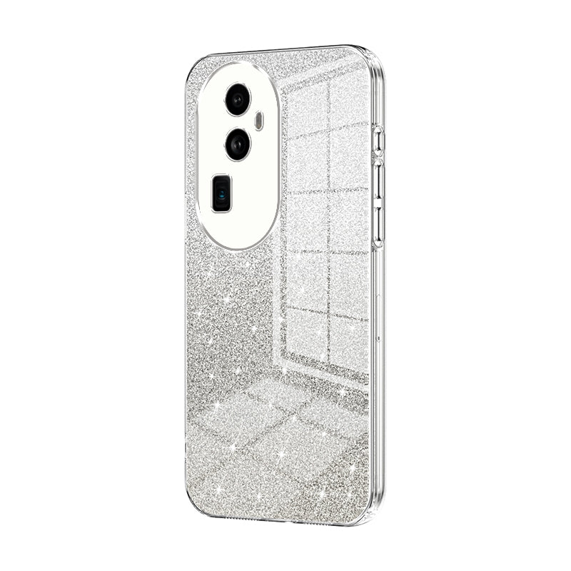 OPPO Reno10 Pro+ Luxurious Electroplated Gradient Glitter Powder Case - Enhanced Lens Protection