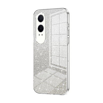 OPPO K12x Luxurious Electroplated Gradient Glitter Powder Case - Enhanced Lens Protection