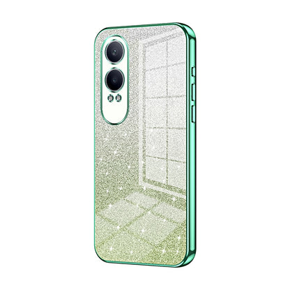 OPPO K12x Luxurious Electroplated Gradient Glitter Powder Case - Enhanced Lens Protection