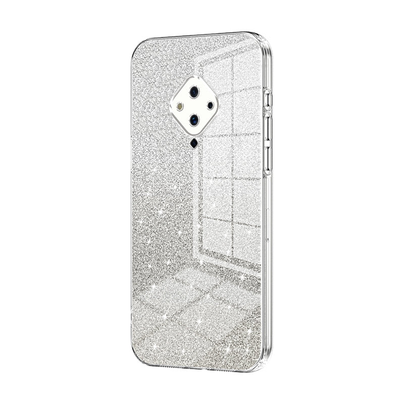 vivo S5 Luxurious Electroplated Gradient Glitter Powder Case - Enhanced Lens Protection