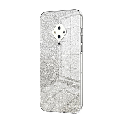 vivo S5 Luxurious Electroplated Gradient Glitter Powder Case - Enhanced Lens Protection