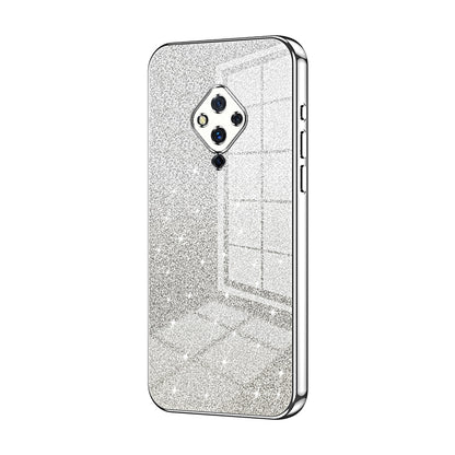 vivo S5 Luxurious Electroplated Gradient Glitter Powder Case - Enhanced Lens Protection