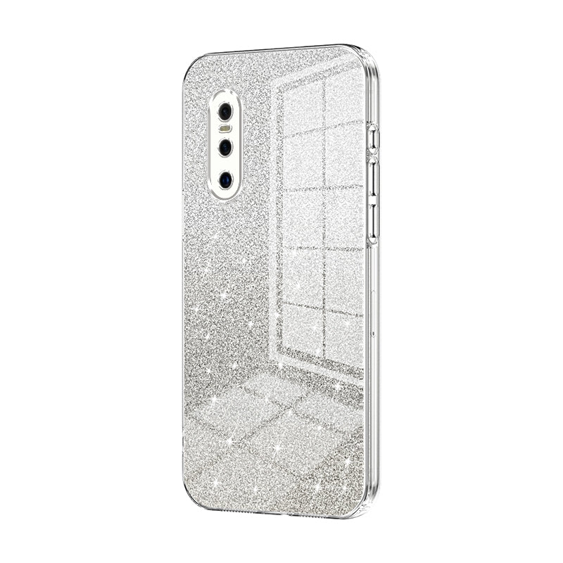 vivo X27 Luxurious Electroplated Gradient Glitter Powder Case - Enhanced Lens Protection