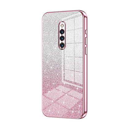 vivo X27 Pro Luxurious Electroplated Gradient Glitter Powder Case - Enhanced Lens Protection