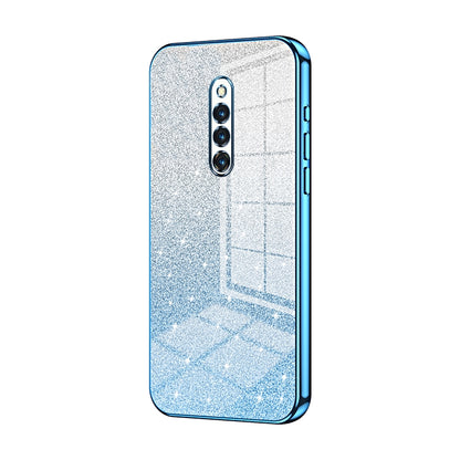 vivo X27 Pro Luxurious Electroplated Gradient Glitter Powder Case - Enhanced Lens Protection