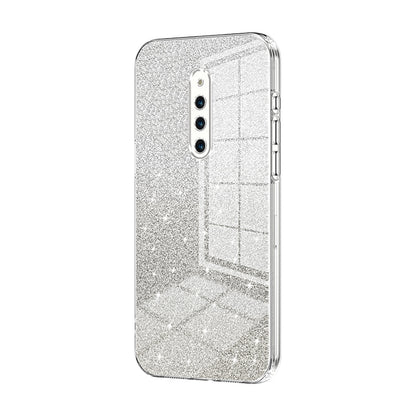 vivo X27 Pro Luxurious Electroplated Gradient Glitter Powder Case - Enhanced Lens Protection