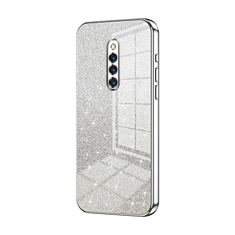 vivo X27 Pro Luxurious Electroplated Gradient Glitter Powder Case - Enhanced Lens Protection