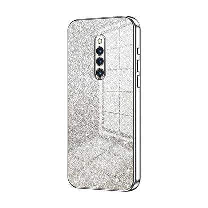 vivo X27 Pro Luxurious Electroplated Gradient Glitter Powder Case - Enhanced Lens Protection