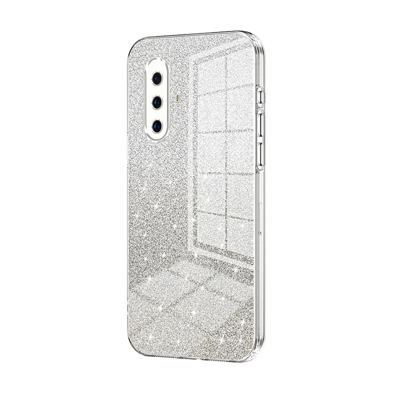 vivo X30 Luxurious Electroplated Gradient Glitter Powder Case - Enhanced Lens Protection