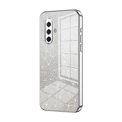 vivo X30 Luxurious Electroplated Gradient Glitter Powder Case - Enhanced Lens Protection