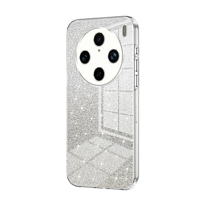 vivo X100s Pro Luxurious Electroplated Gradient Glitter Powder Case - Enhanced Lens Protection