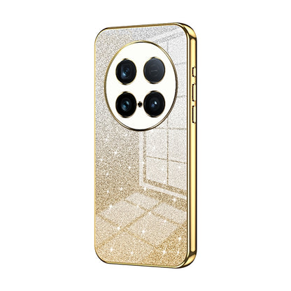 vivo X100 Ultra Luxurious Electroplated Gradient Glitter Powder Case - Enhanced Lens Protection