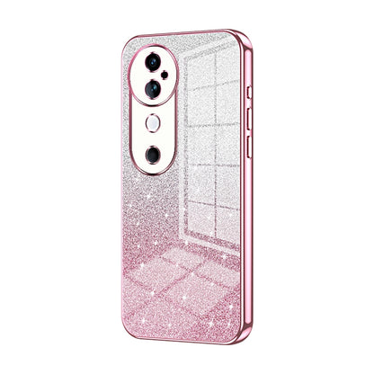 vivo S19 Luxurious Electroplated Gradient Glitter Powder Case - Enhanced Lens Protection